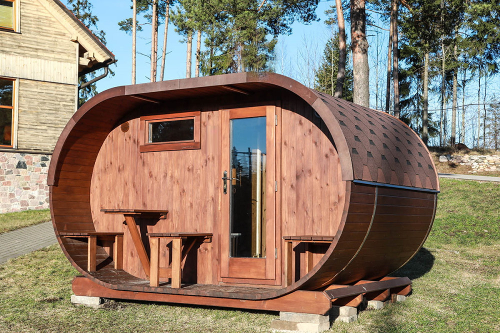 Oval bastu 3,50m Timberart image 17