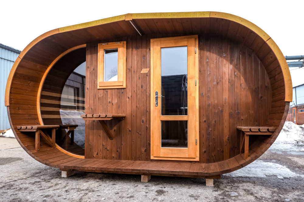 Oval bastu LUX 4,00m Timberart image 11