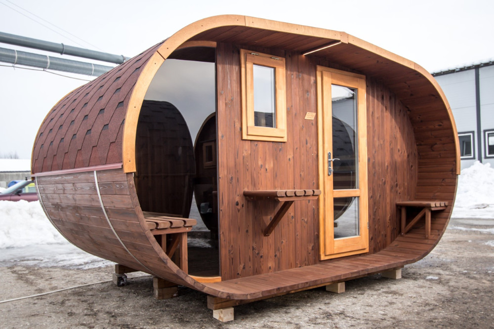 Oval bastu LUX 4,00m Timberart image 11