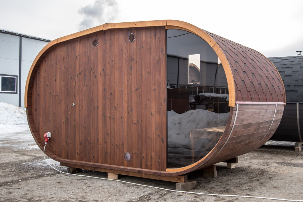 Oval bastu LUX 4,00m Timberart image 11
