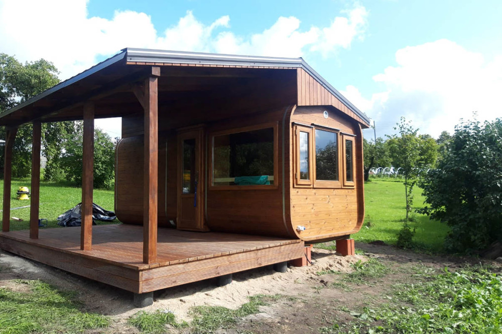 Tunnbastu med terrass 6,00m Timberart image 10