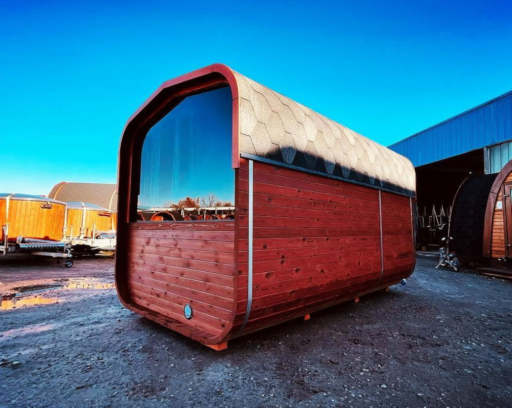 Rektangulär bastu 3,90m Timberart image 14