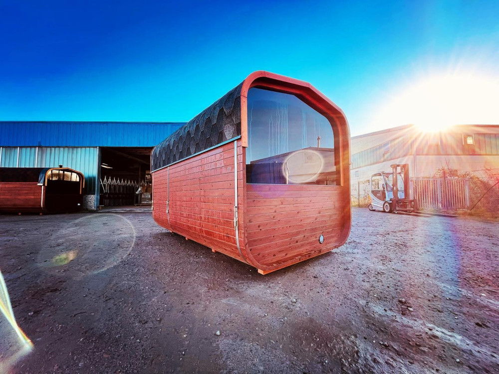 Rektangulär bastu 3,90m Timberart image 14