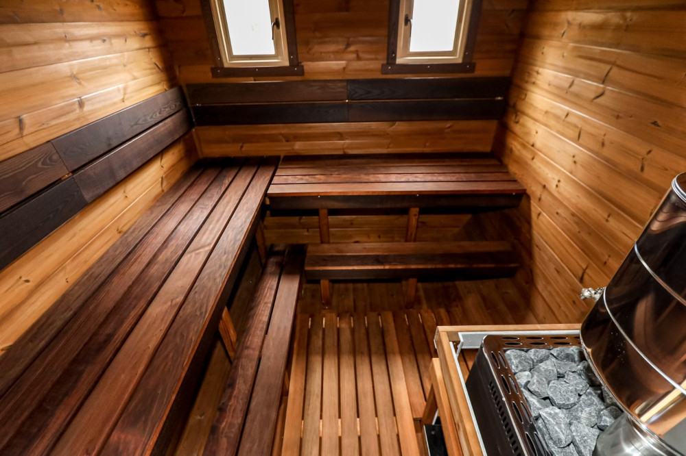 Rektangulär bastu 4,50m Timberart image 16